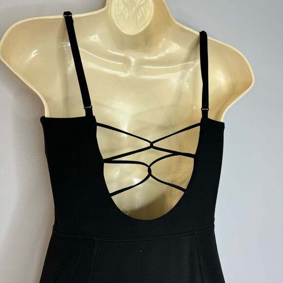 L. Space Go The Distance Jumpsuit Black Stretch Women's Medium - Picture 10 of 11